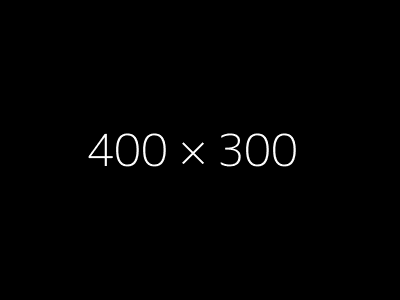 Black image with white text in the center, size 400 x 300 pixels